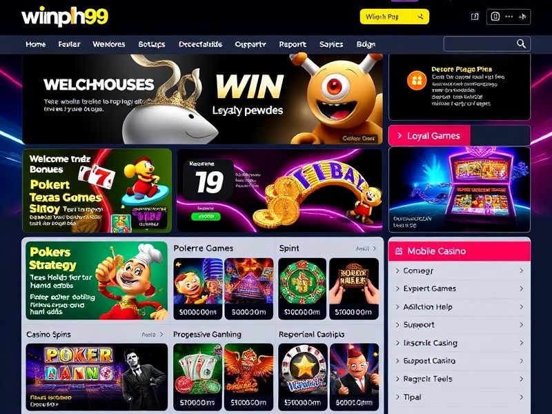 Discover the ultimate gambling experience at WinPH99.com – a trusted online casino offering slots, poker, live dealers, and exclusive bonuses for players seeking big wins and thrilling games.